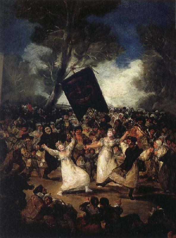 Francisco Goya Funeral of a Sardine Sweden oil painting art